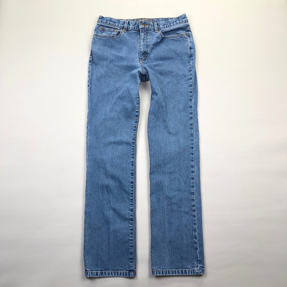 Lauren Ralph Lauren Straight Leg Jeans Size 6 Cotton Blue Denim Classic Minimal